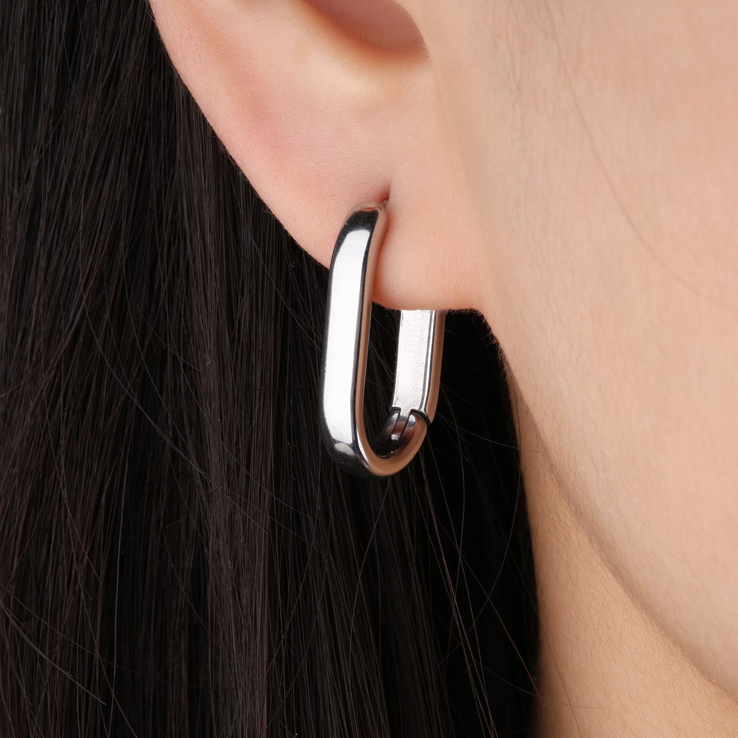 Classic U-Shaped Hoops - OhmoJewelry