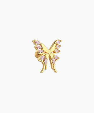 Charm Butterfly Flatback Stud - OumoJewelry