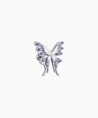 Charm Butterfly Flatback Stud - OumoJewelry