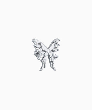 Charm Butterfly Flatback Stud - OumoJewelry