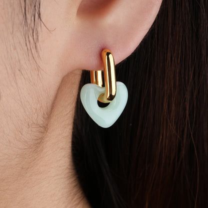 U-Shaped Love Drop Earrings - OhmoJewelry