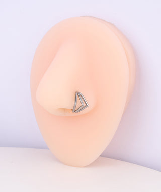 Titanium Punk Clicker Hoop - OumoJewelry