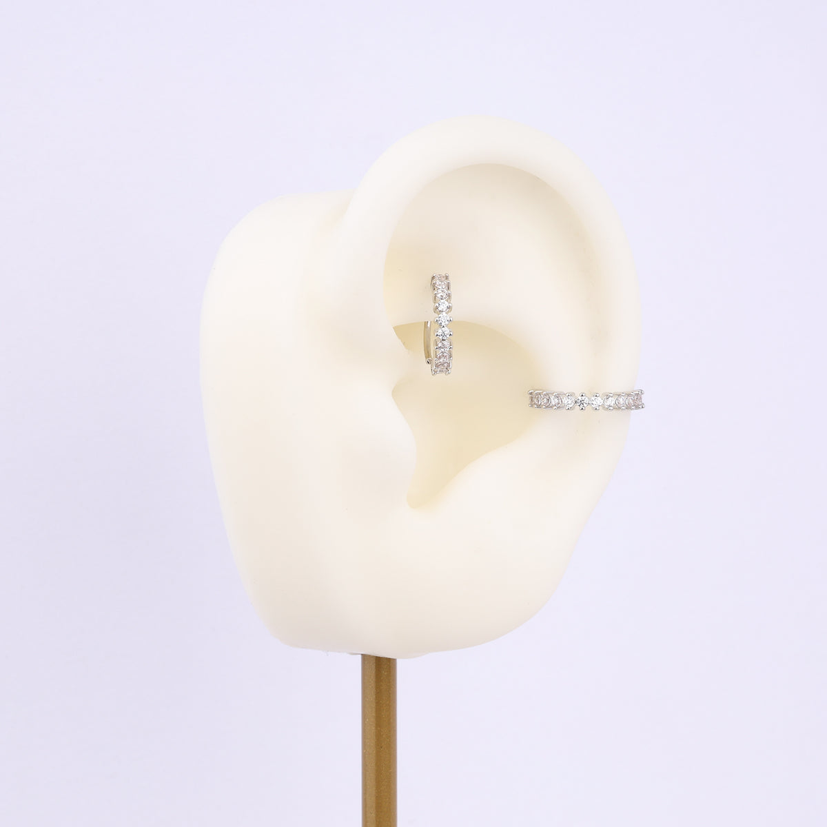 Exquisite Gemstone Seamless Ring - Brass - Septum - Oumo Jewelry