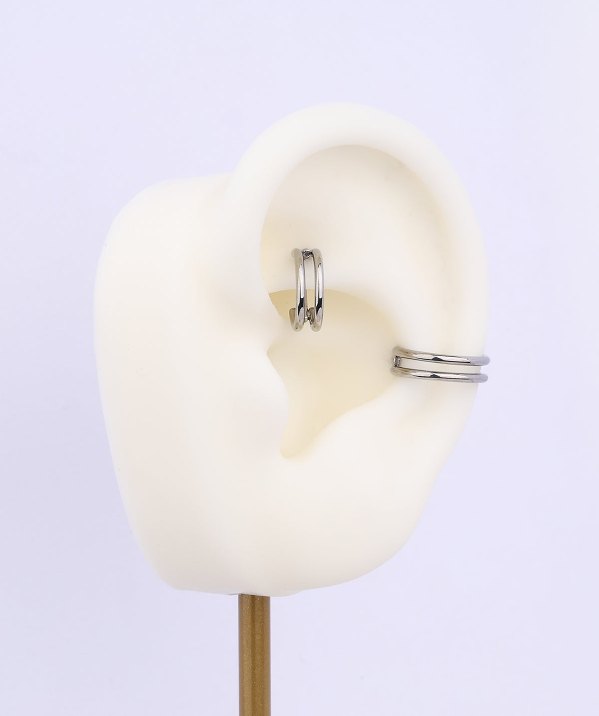 Basic Titanium Clicker Hoop - Titanium - Upper Lobe, Helix, Lobe - Oumo Jewelry