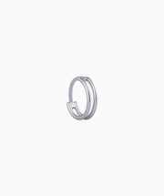 Basic Titanium Clicker Hoop - Titanium - Upper Lobe, Helix, Lobe - Oumo Jewelry