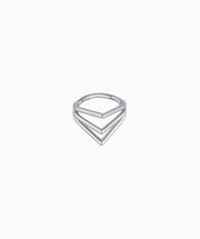 Titanium Punk Clicker Hoop - Titanium - Conch - Oumo Jewelry