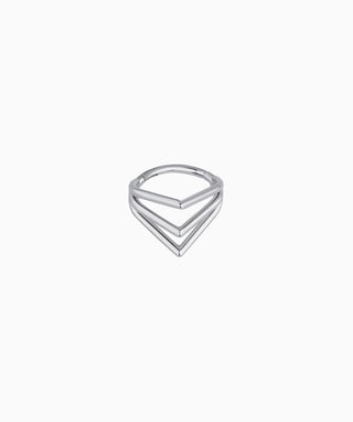 Titanium Punk Clicker Hoop - OumoJewelry