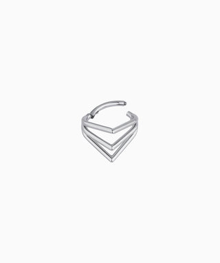 Titanium Punk Clicker Hoop - OumoJewelry