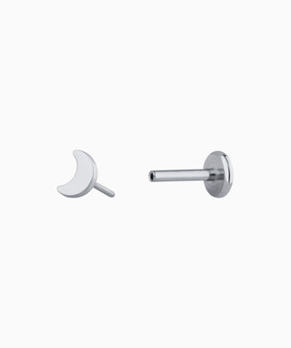 Titanium Galaxy Flatback Stud - OumoJewelry