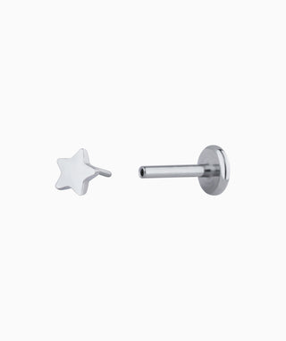 Titanium Galaxy Flatback Stud - OumoJewelry