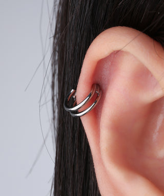 Basic Titanium Clicker Hoop - OumoJewelry