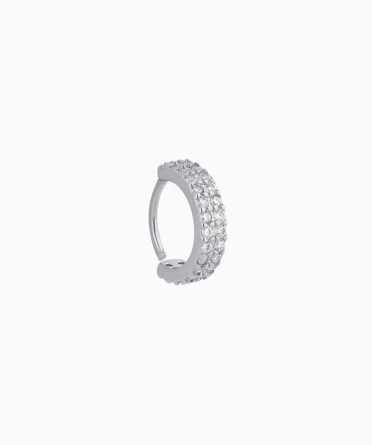 Duet Gemstone Seamless Ring - Stainless Steel - Septum - Oumo Jewelry