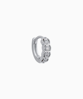 Delicate Sweet Helix Hoop - OumoJewelry