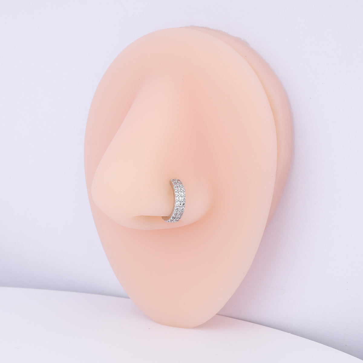 Duet Gemstone Seamless Ring - Stainless Steel - Septum - Oumo Jewelry
