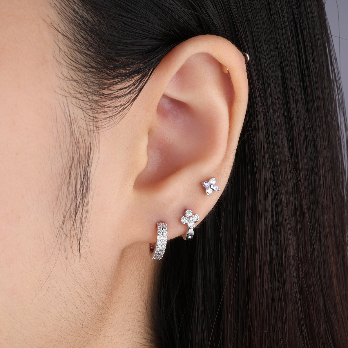 Duet Gemstone Seamless Ring - Stainless Steel - Septum - Oumo Jewelry