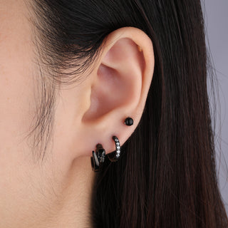 Skull Hoop Earrings - OumoJewelry