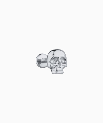 💀Titanium Cool Skull Flatback Stud