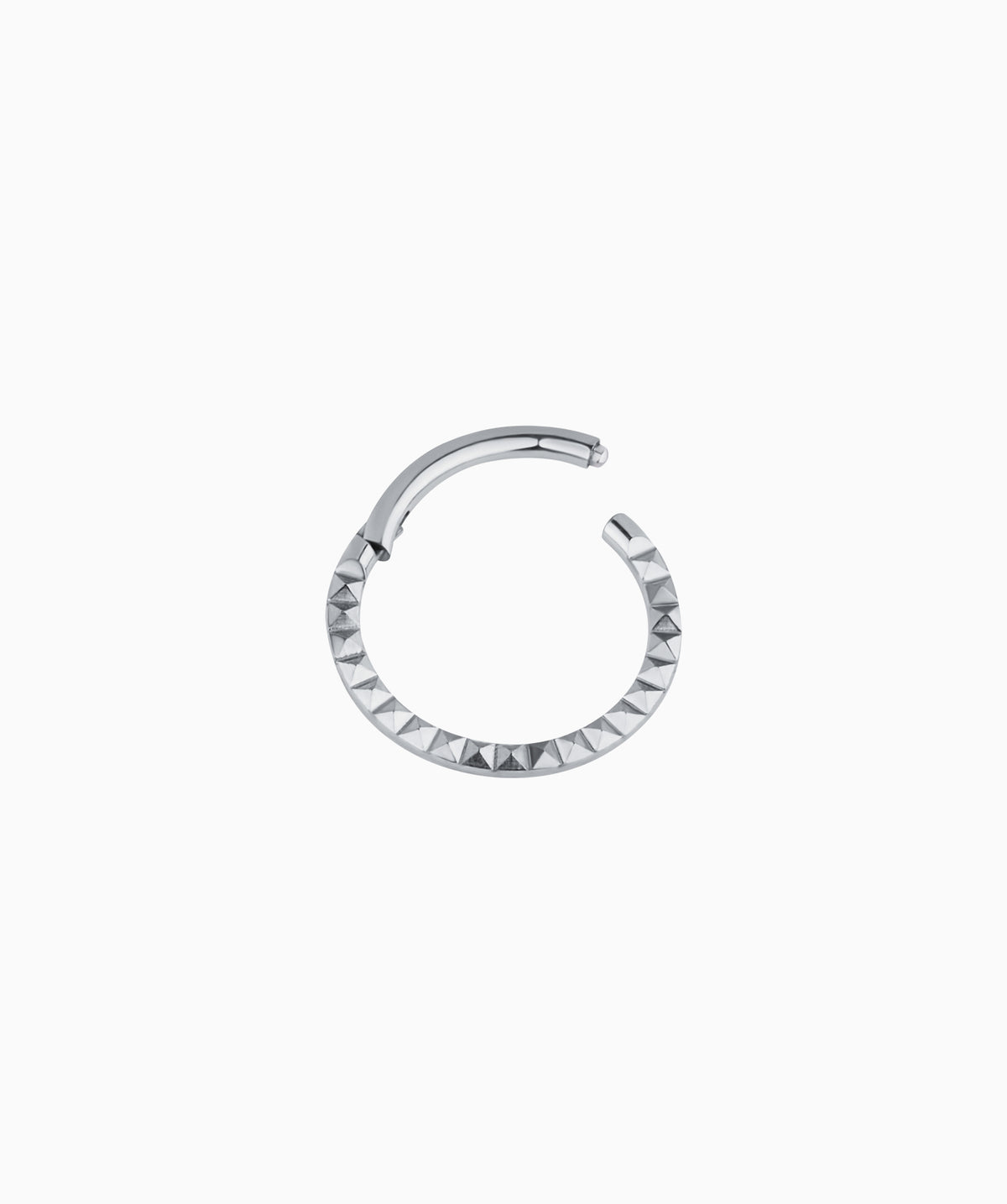 Cool Clicker Hoop - Stainless Steel - Daith, Septum - Oumo Jewelry