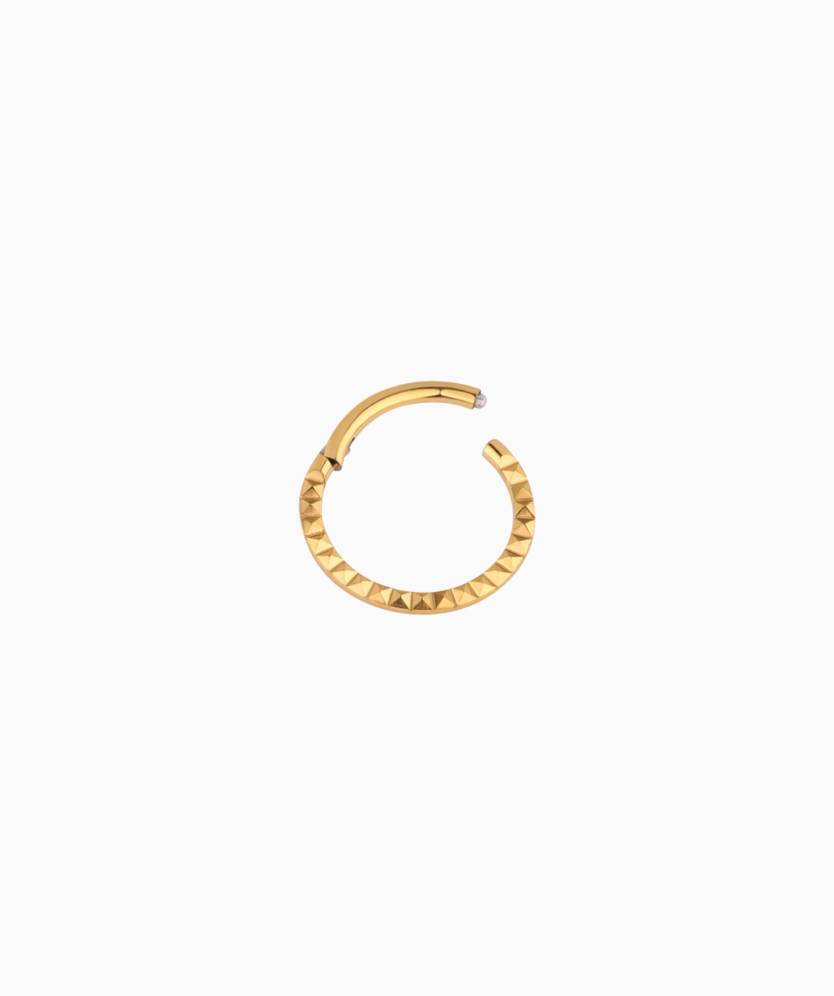Cool Clicker Hoop - Stainless Steel - Daith, Septum - Oumo Jewelry