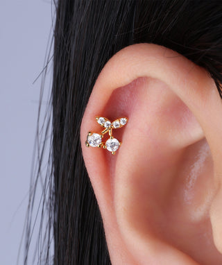 Cute Cherry Stud - OumoJewelry