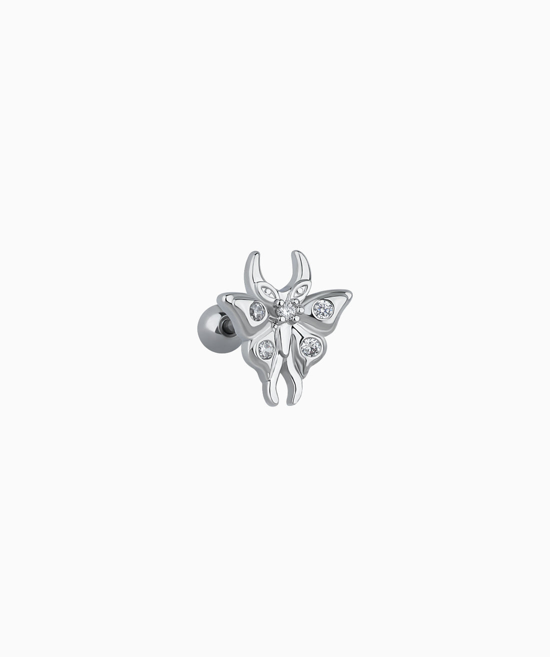 Devil Butterfly Stud