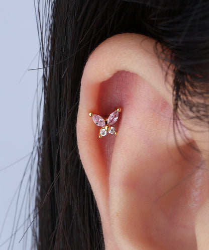 Playful Butterfly Stud