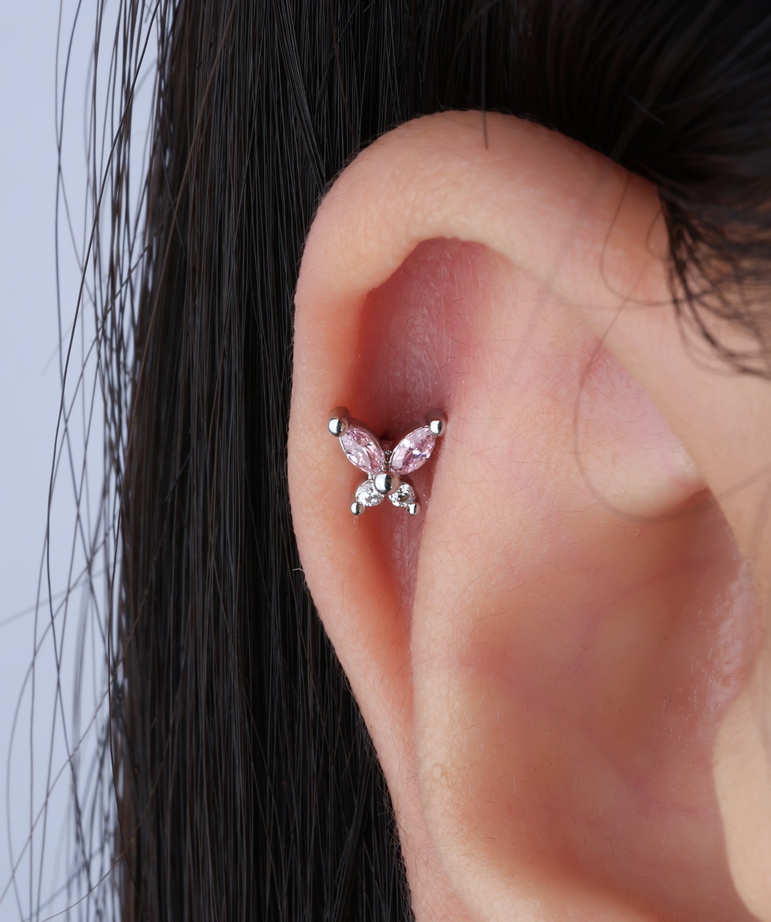 Playful Butterfly Stud