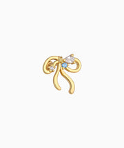 Beautiful Bow Stud - Stainless Steel - Upper Lobe, Helix - Oumo Jewelry