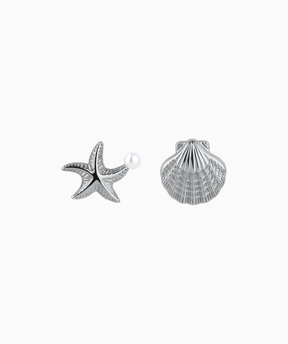 Starfish Pearl Shell Stud