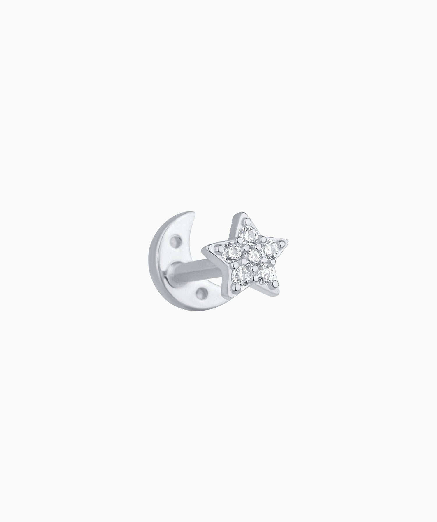 Moon Star Reversible Flatback Stud