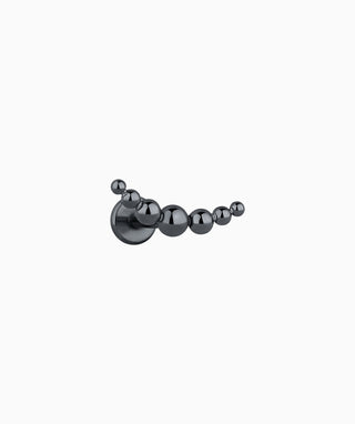 Curved Ball Flatback Stud - OumoJewelry