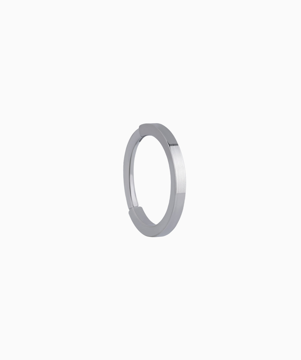 Titanium Simple Clicker Hoop - Titanium - Lobe, Upper Lobe, Helix - Oumo Jewelry