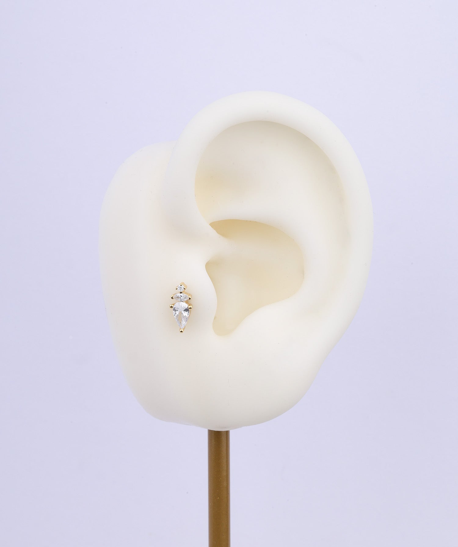 Marquise Reversible Flatback Stud