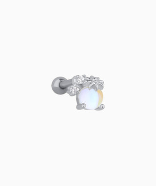 Opal Flower Stud - OumoJewelry