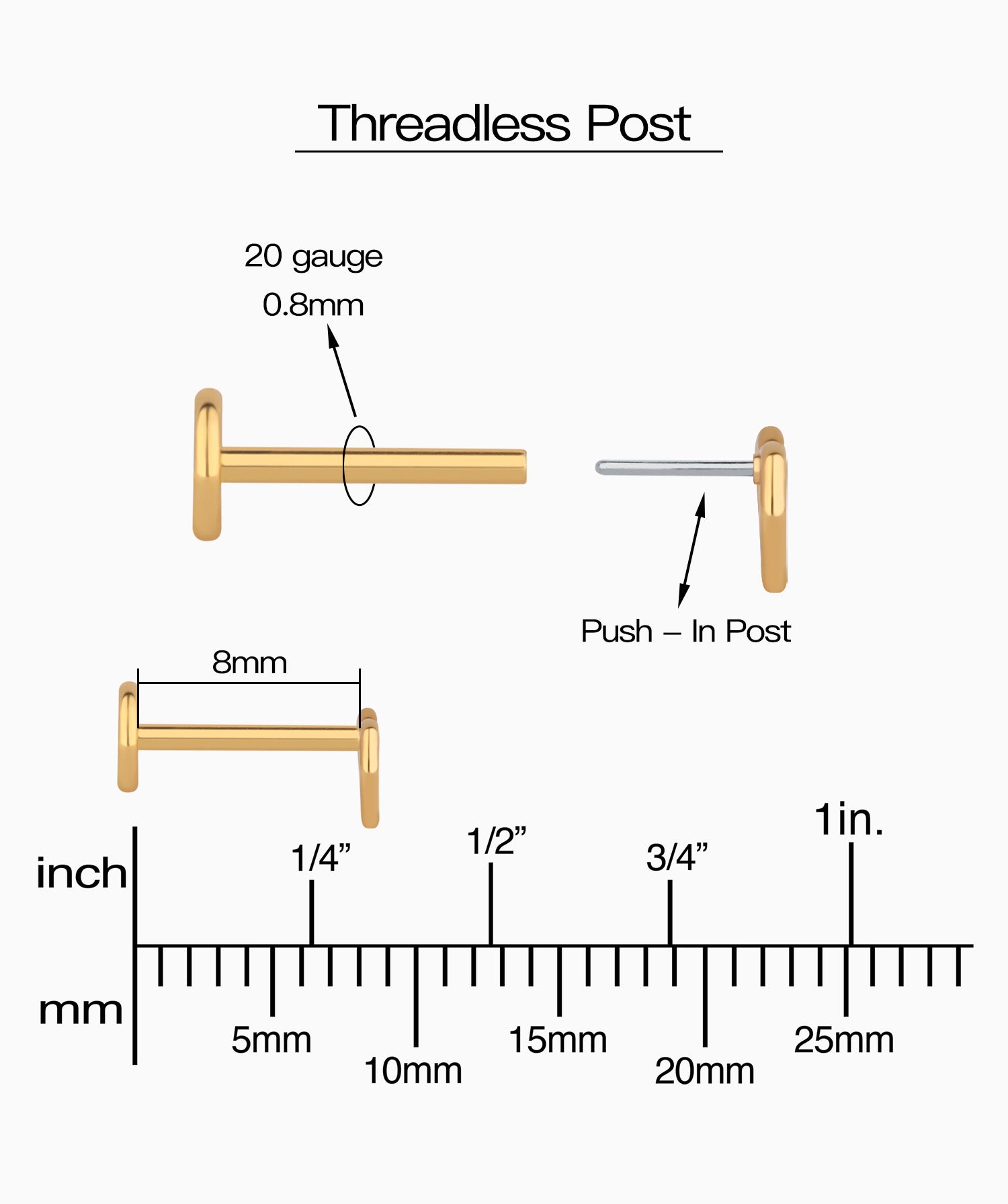 ⚡Titanium Lightning Flatback stud