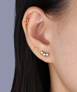 Shine Star Stud - OumoJewelry