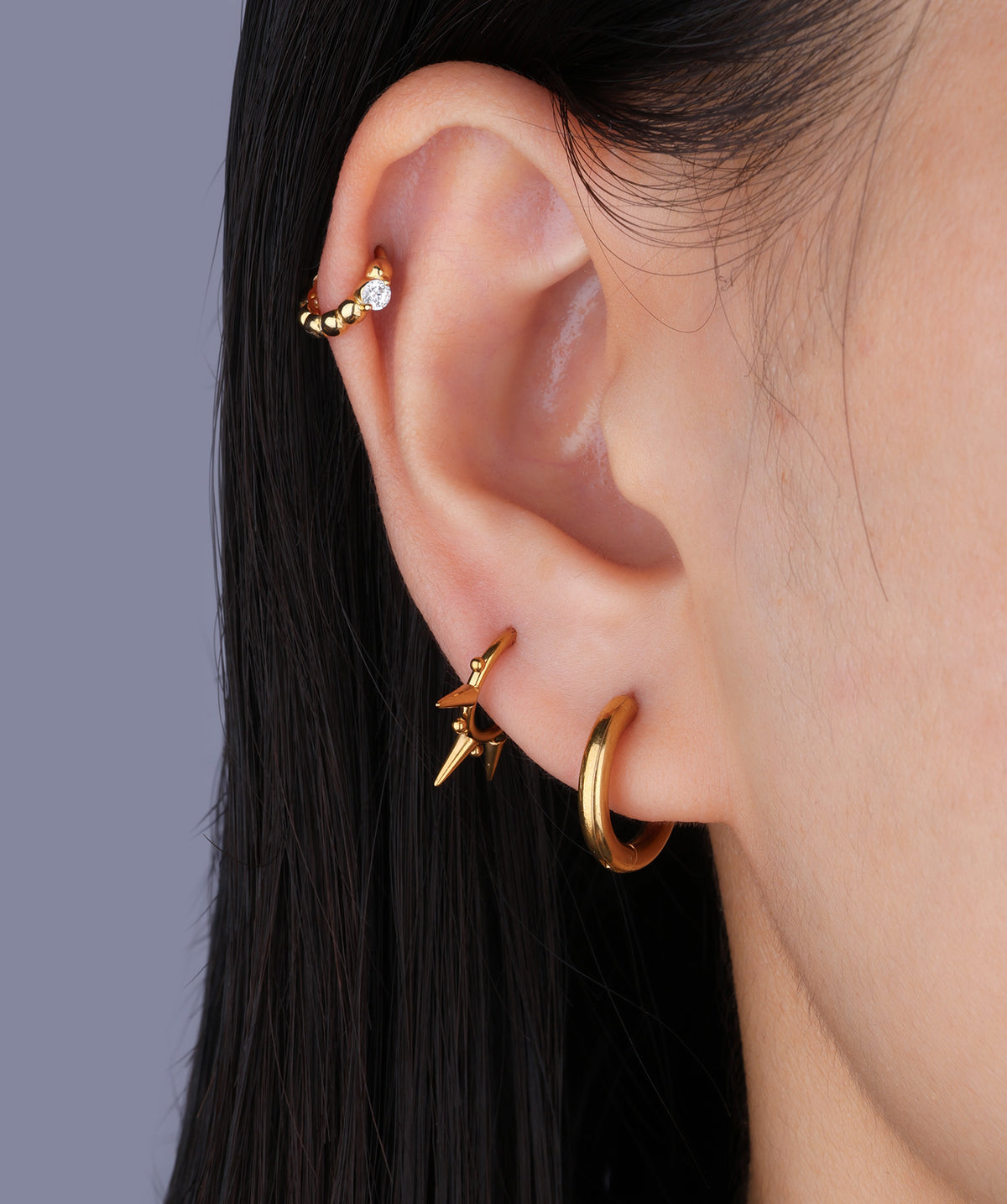 Titanium Rivet Clicker - Titanium - Upper Lobe, Daith, Septum - Oumo Jewelry