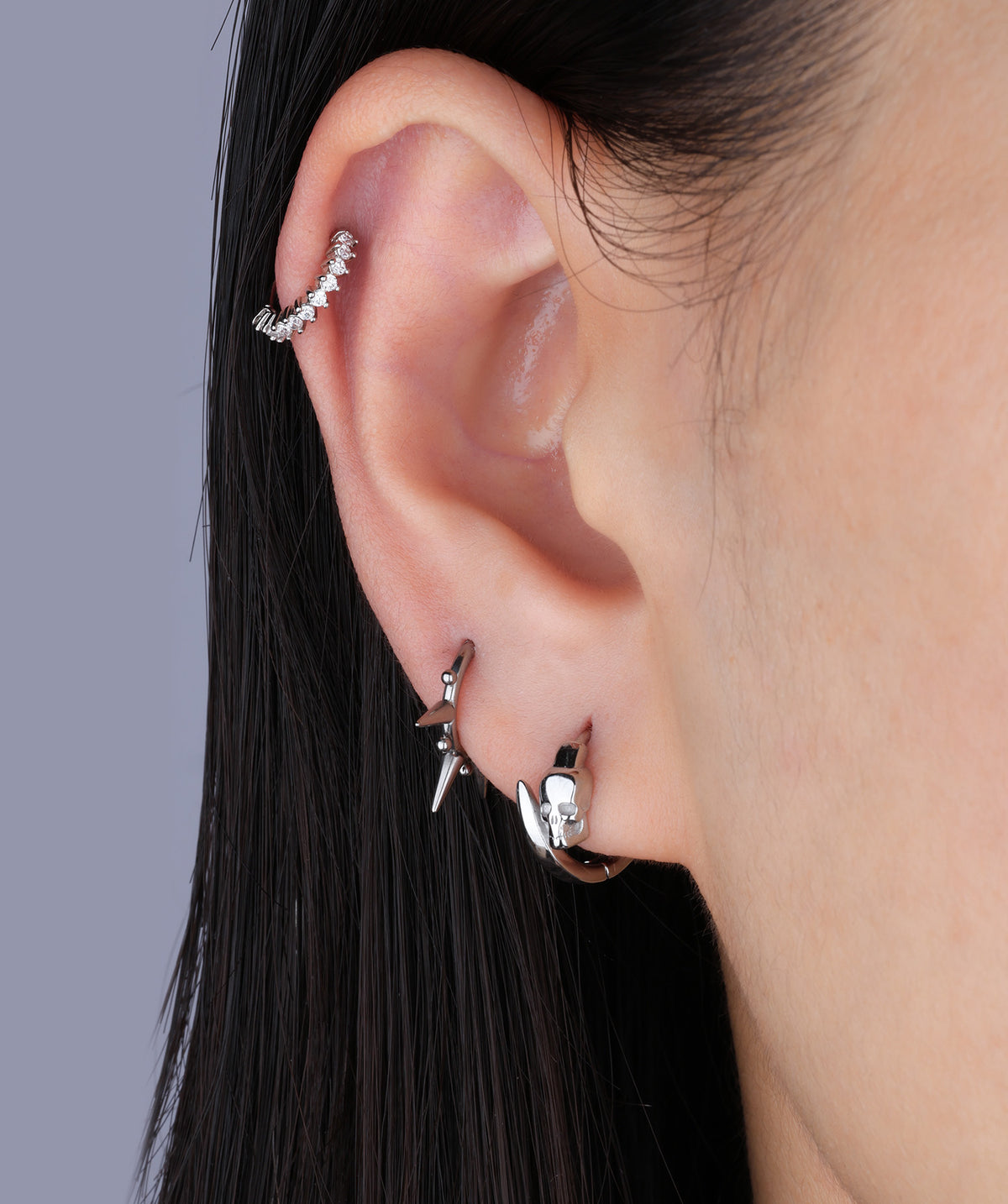 Titanium Rivet Clicker - Titanium - Upper Lobe, Daith, Septum - Oumo Jewelry
