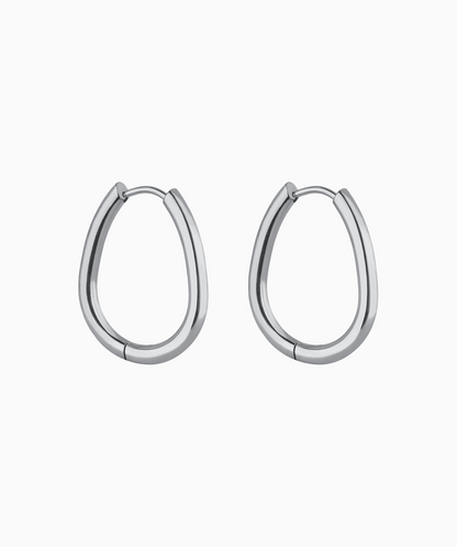 Simple Oval Hoops