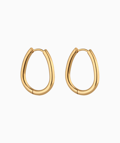 Simple Oval Hoops