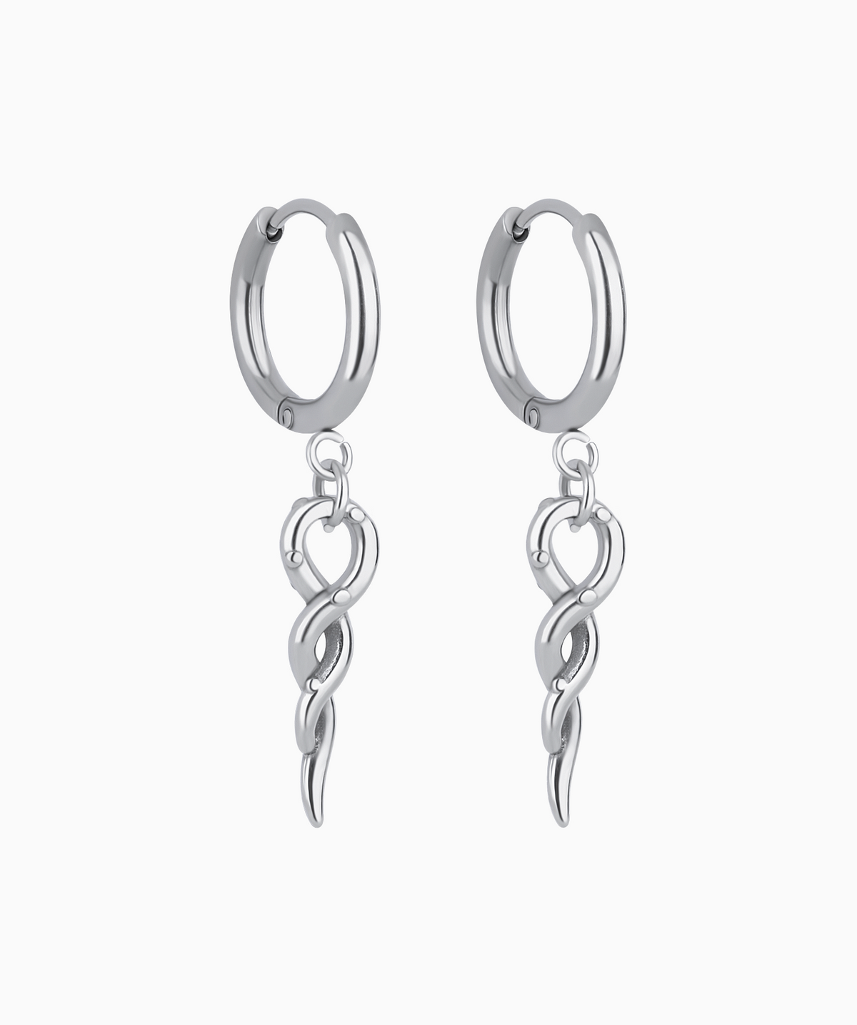 Rattan Thorn Drop Earrings - Stainless Steel - Oumo Jewelry