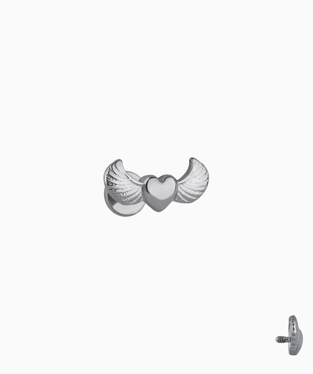 Titanium Love Wing Stud