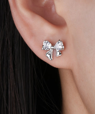 Bow Love Stud - OumoJewelry