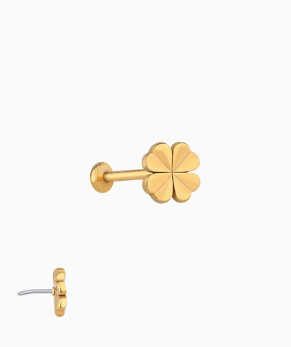 Lucky Clover Flatback Stud