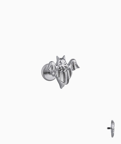 👻 Titanium Cute Ghost Stud