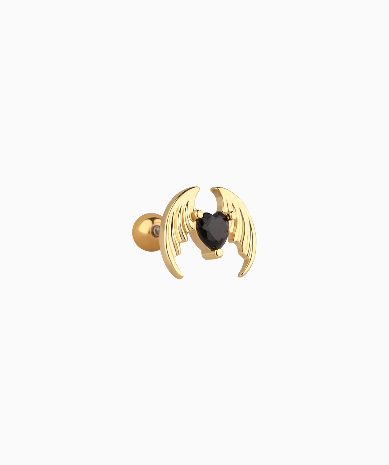 Devil Heart Stud