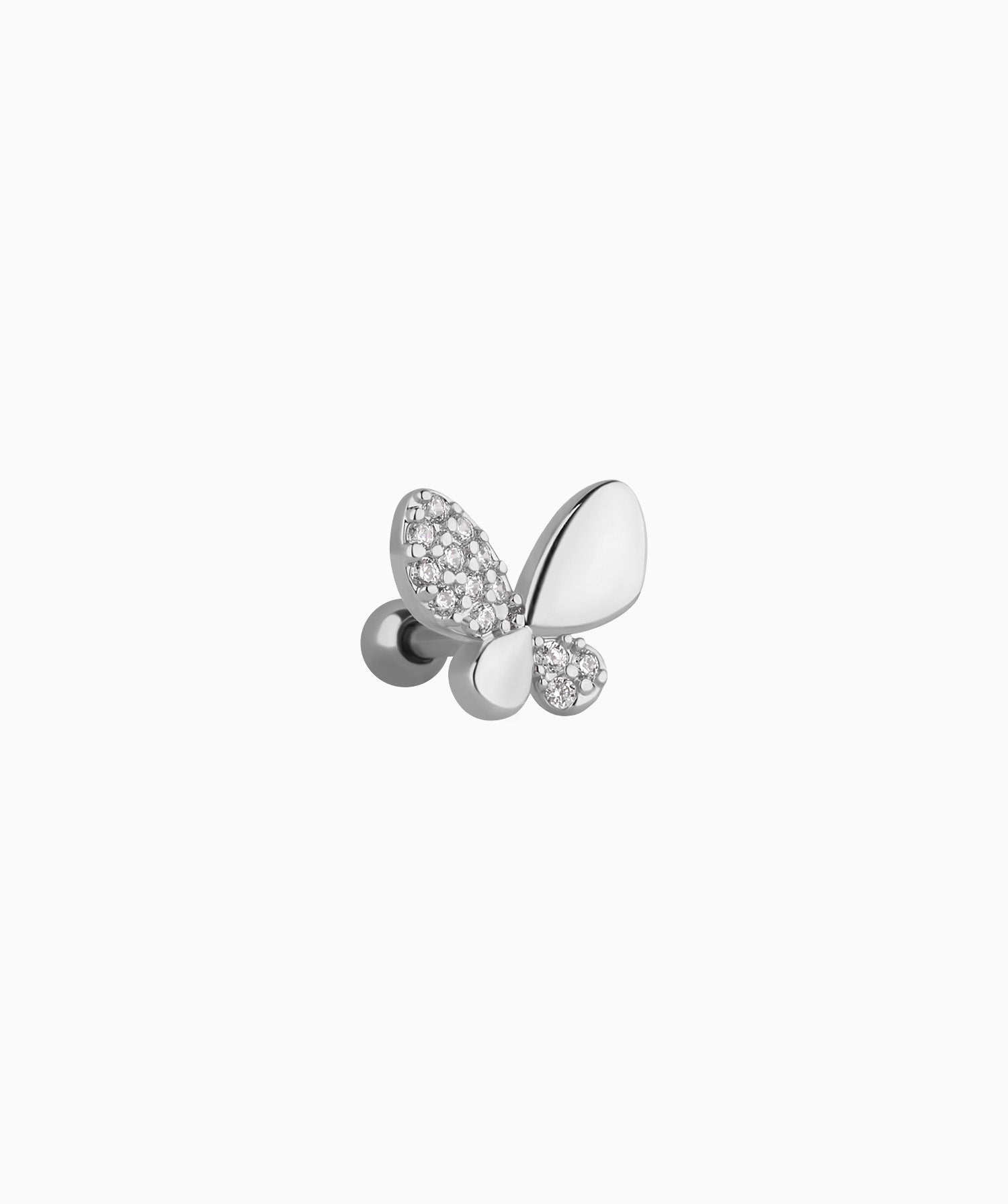 Elegant Butterfly Stud