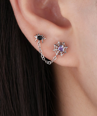 Spider & Cobweb Chain - OumoJewelry