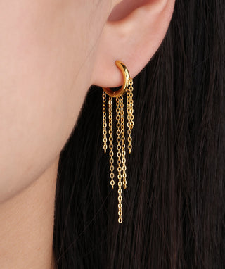 Tassel Chain Earring - OumoJewelry