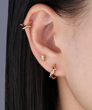 Knot Hoops - OumoJewelry